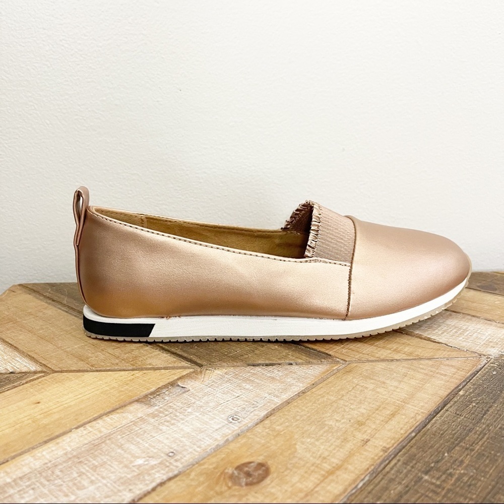 Comfortview Athletic Brielle Rose Gold Slip on a sneakers Extra Wide Width - Picture 6 of 12